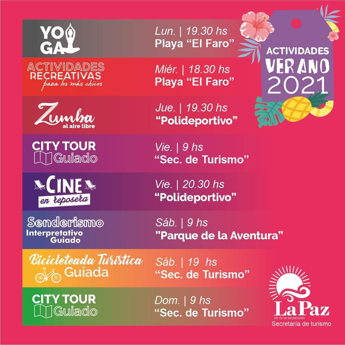 Actividades para este Fin de Semana