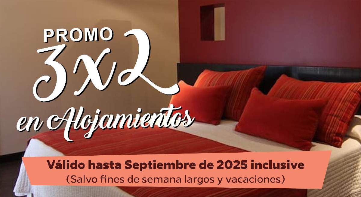 Promoción 3x2 noches en Alojamientos