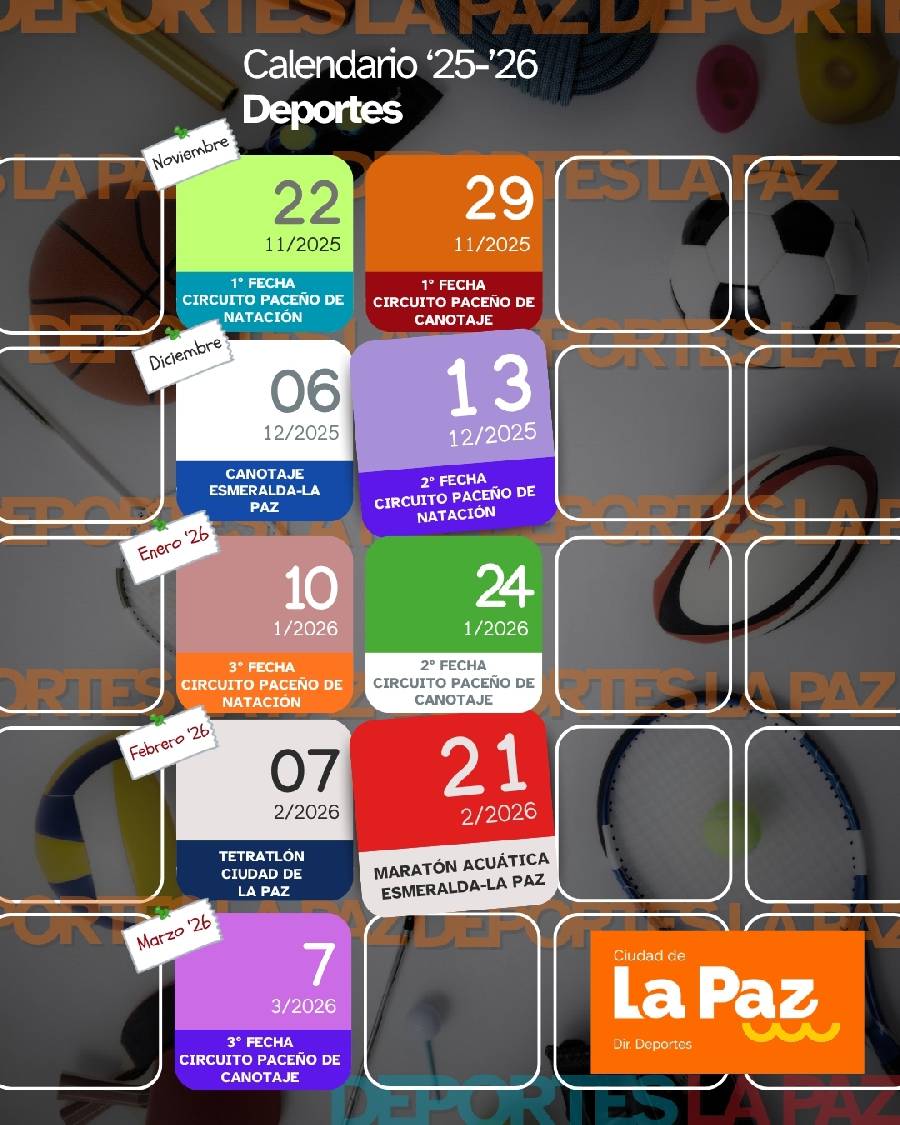 MARATÓN ACUÁTICA LA ESMERALDA - LA PAZ