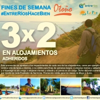 3x2 en Alojamientos para Mayo y Junio!!!!