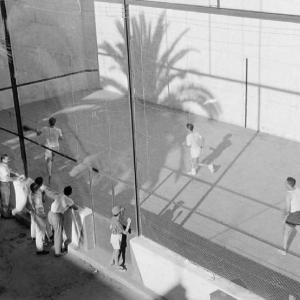 Cancha de pelota paleta, década del 60 - Época donde aún no era techada
