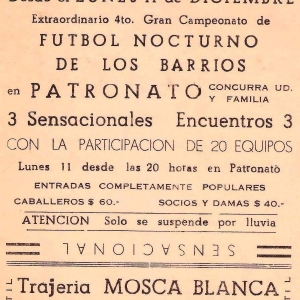 Antiguo afiche de propaganda de los partidos