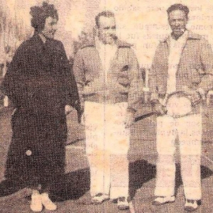 Canchas de tenis donde actualmente se encuentra el estadio de Patronato.