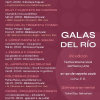 Cronograma GALAS DEL RÍO 2026